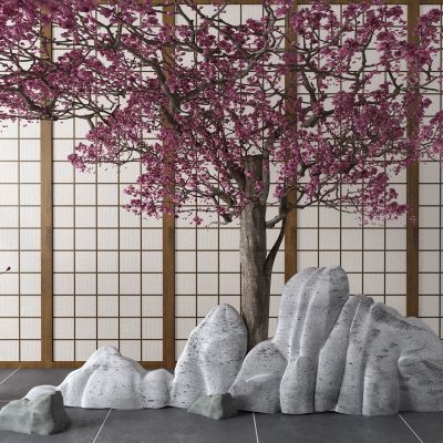 新中式桃树 梅花