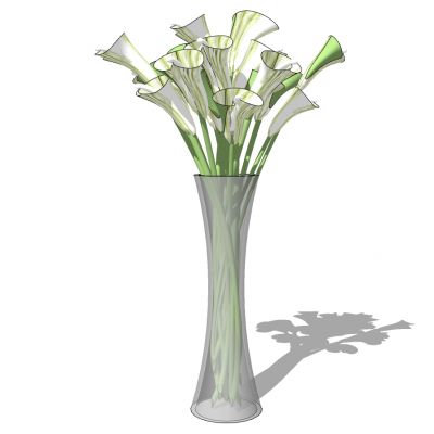 花卉花瓶插花花艺摆件