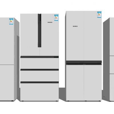 现代家电冰箱组合