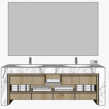 北欧现代卫生间