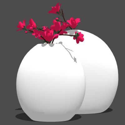 现代陶瓷花瓶新中式花瓶摆件