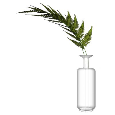 现代玻璃花瓶插花花艺摆件