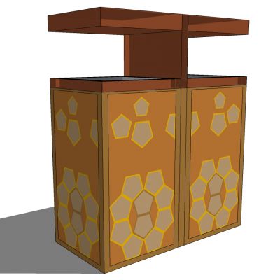 新中式户外垃圾桶垃圾箱