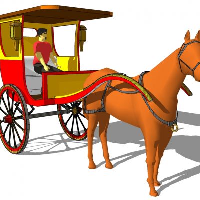 欧式法式马车构件