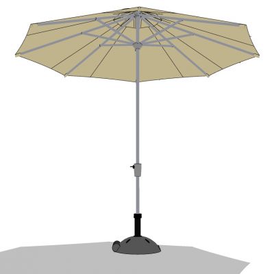 现代室外户外遮阳伞构件