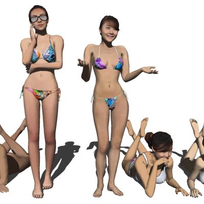 比基尼内衣美女