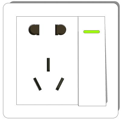 现代开关插座面板插板组合背景墙