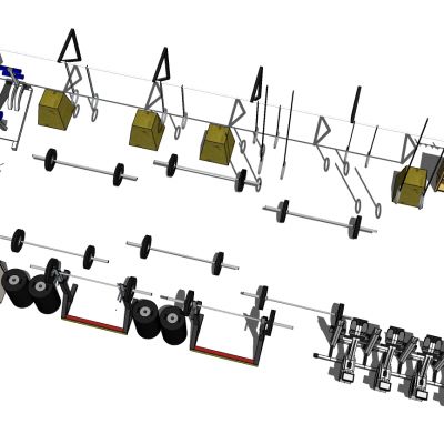 现代建设器材体育器材跑步机动感单车
