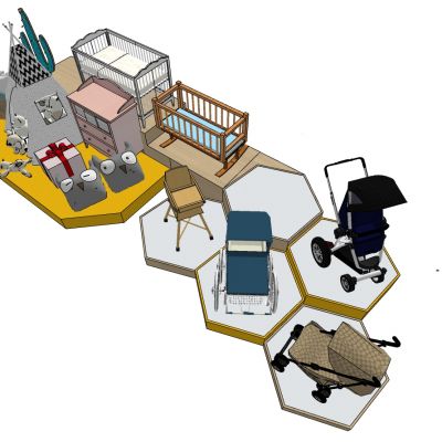 母婴用品专卖婴儿车婴儿床摇篮帐篷礼盒