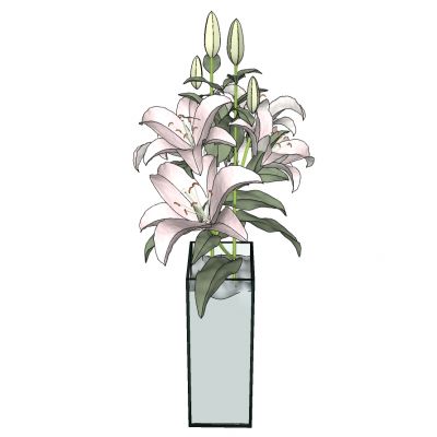 花卉花瓶插花花艺摆件