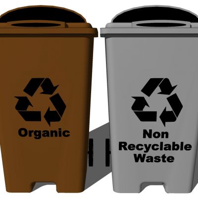 现代简约户外垃圾桶垃圾箱