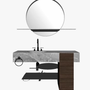 北欧现代卫生间
