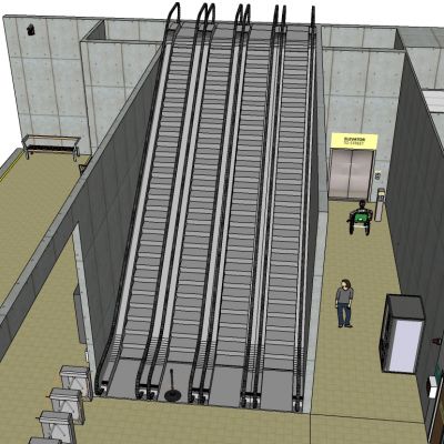 商场自动扶梯滚梯自动扶梯构件电梯构件