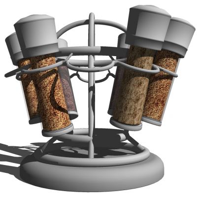 现代厨房摆件调料罐瓶子