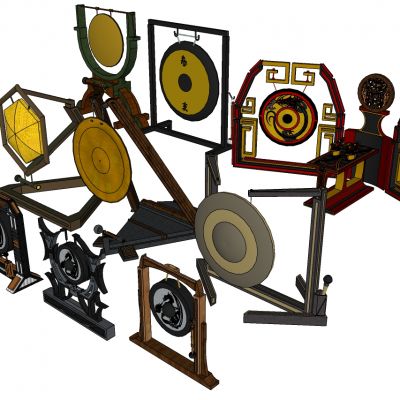 古典古代乐器打击乐锣构件