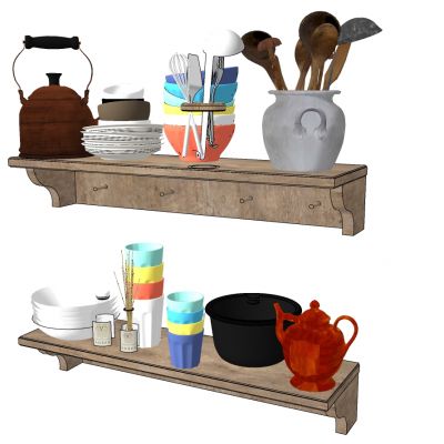 欧式美式地中海厨房厨具组合