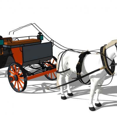 欧式法式马车构件