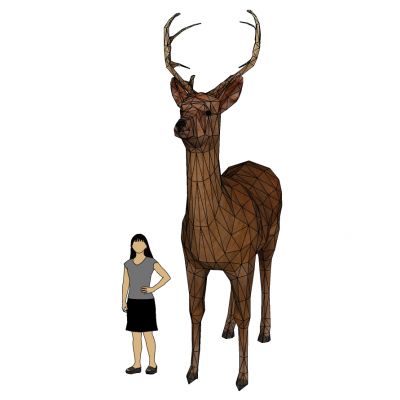 动物鹿鹿角