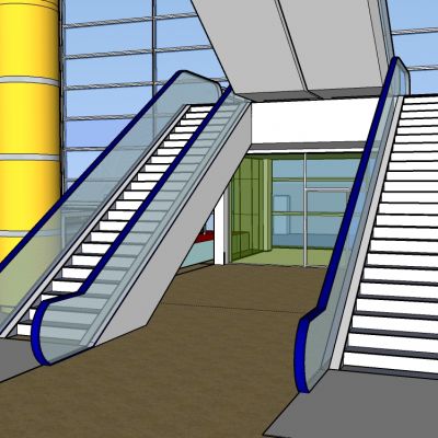 商场自动扶梯滚梯自动扶梯构件电梯构件