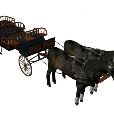 欧式法式马车构件