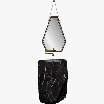 现代柱状洗手台