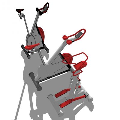健身器材构件立式健身车