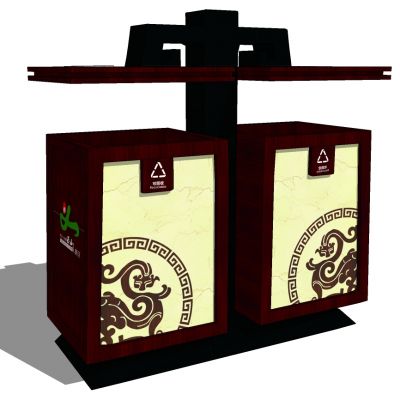 新中式户外垃圾桶垃圾箱