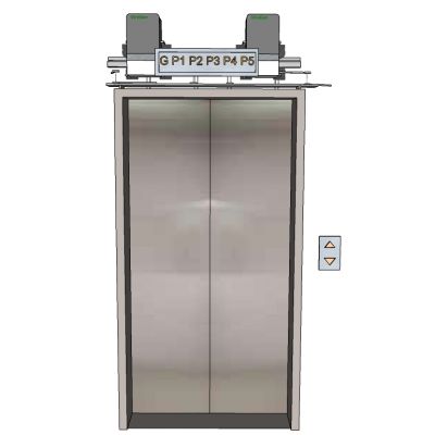 电梯门电梯厅电梯轿厢门构件