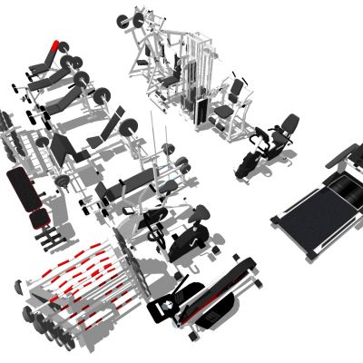 现代建设器材体育器材跑步机