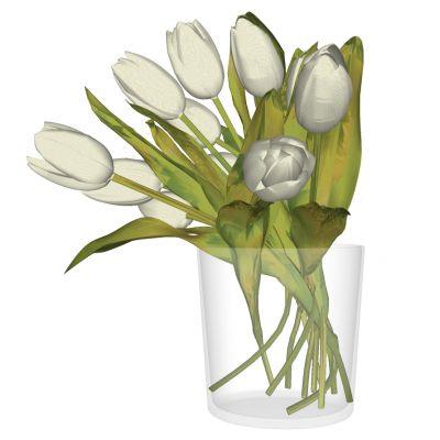 现代玻璃花瓶插花花艺摆件饰品