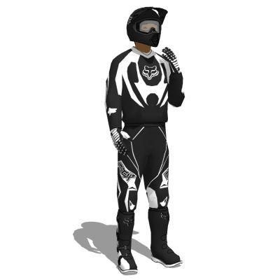 精细男性教练人物