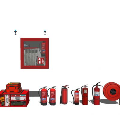 灭火器喷淋消防管道消防器材喷淋头