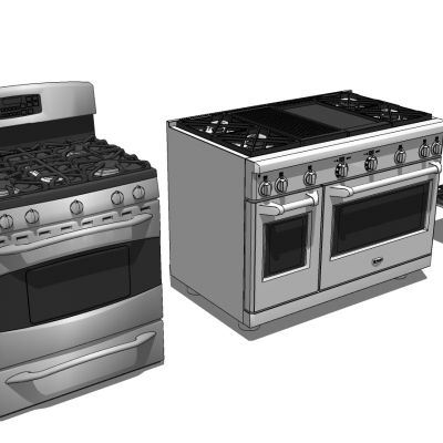 现代独立集成燃气灶