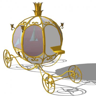 欧式法式马车花车构件