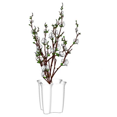 花卉花瓶插花花艺摆件