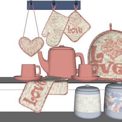 现代北欧厨房组合