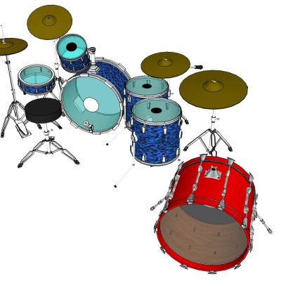 现代乐器音乐器材架子鼓
