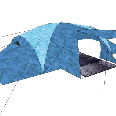 露营野炊帐篷构件