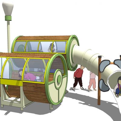 儿童游乐娱乐城设施器材滑梯构件