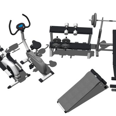 现代建设器材体育器材跑步机动感单车构件