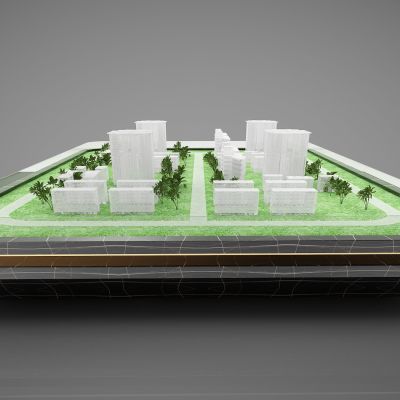 现代风格沙盘3D模型