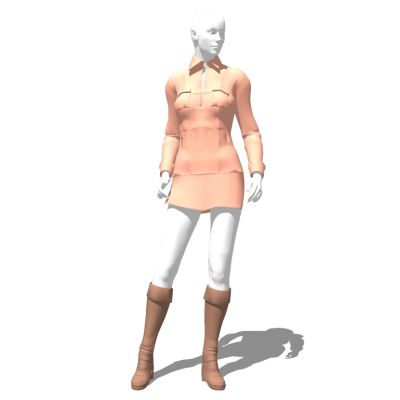 女装人物服饰服装模特