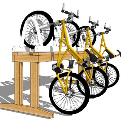 自行车山地车车架构件