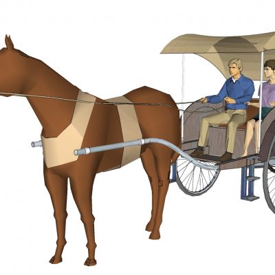 欧式法式马车构件