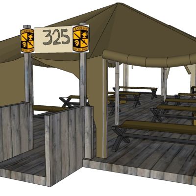 露营野炊帐篷构件