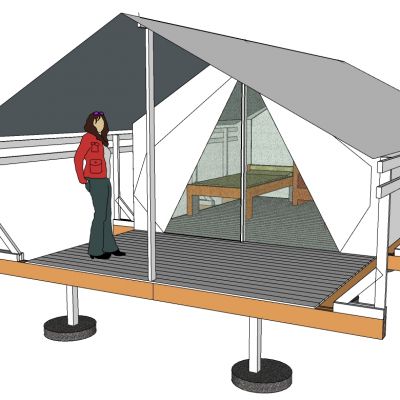 露营野炊帐篷构件