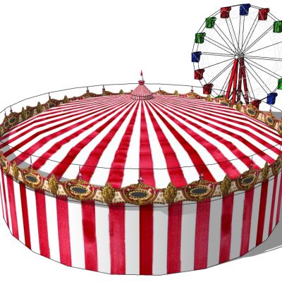 露营野炊马戏团帐篷构件