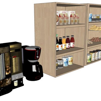咖啡机食品置物架