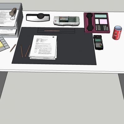 办公文具固定电话文件夹身份证订书机pos机组合