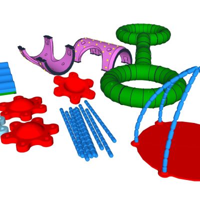 现代儿童游乐园游乐设施